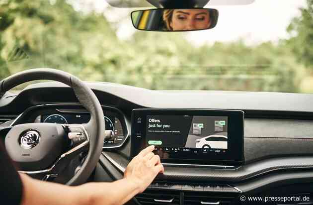 Škoda erweitert In-Car-App ‚Angebote‘: Rabatte und besondere Offerten jetzt in acht Märkten verfügbar