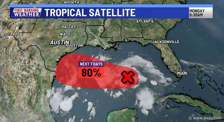 Tropical rain possible early week