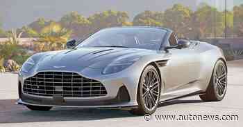 Aston Martin shows DB12 convertible at Monterey Car Week
