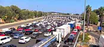 Un nouvel accident cause un important bouchon sur l'A8 en direction de Nice