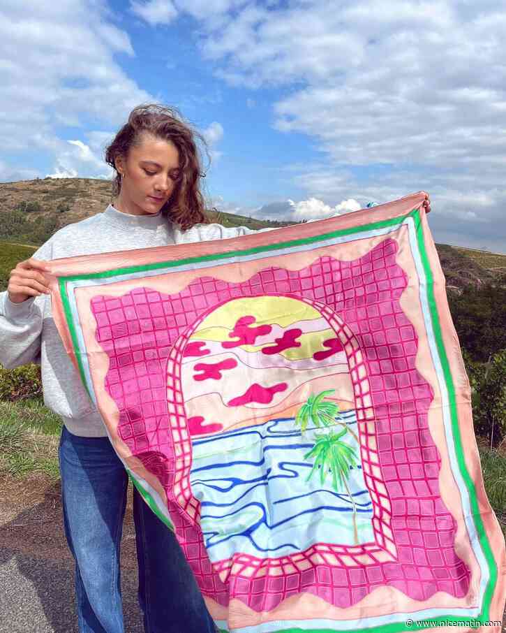 A Grasse, cette jeune créatrice modernise la peinture sur soie
