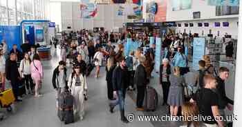 Warning of Newcastle Airport flight delays due to air traffic control staff shortages