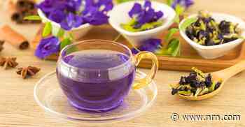 A new menu experience: Butterfly Pea Flower Tea