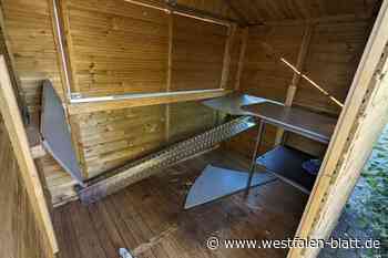 Vandalismus in Werther: Unbekannte zerstören Verkaufshütte der Handballer