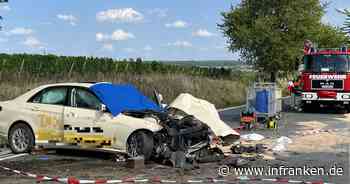 Volkach: Taxi überschlägt sich - 18-Jähriger Fahrgast stirbt noch an Unfallstelle