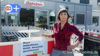Eckernförde: Stadtwerke sperren den Außenbereich der Bäckerei Makoben