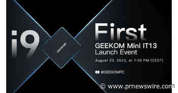 GEEKOM Unveils The World's First Mini PC Powered By The 13th Gen i9 CPU