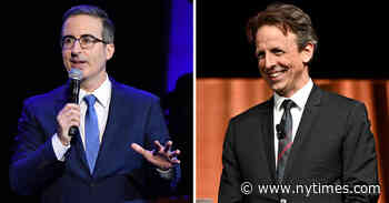 John Oliver and Seth Meyers Perform Live