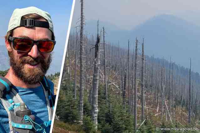 Hij moet al meer dan 4.000 km lopen, en nu dwingen bosbranden ultraloper Karel Sabbe tot omweg van 110 km voor recordpoging