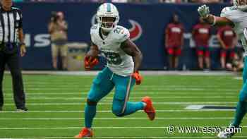 Fins RB Achane avoids 'severe' shoulder injury