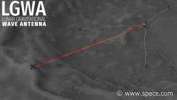 Gravitational wave detectors on the moon could be more sensitive than those on Earth