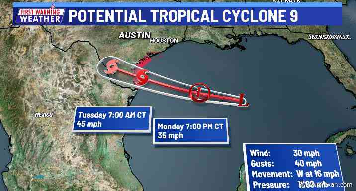 Rain chances continue in Tuesday's forecast