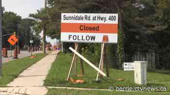 Sunnidale Road bridge in Barrie demolished to pave way for improved traffic flow