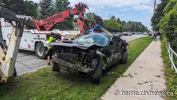 Investigation into Anne Street crash in Barrie points to speed as possible factor