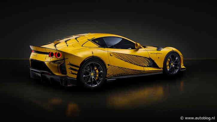 Deze Ferrari 812 Competizione is een rijdende schets