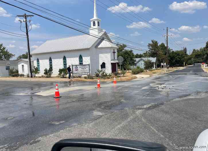 Water main break shuts down streets, leads to loss of service in Leander