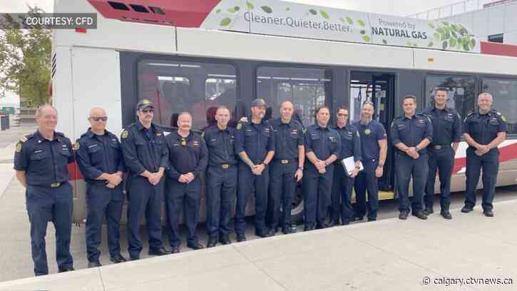 Nearly 2,500 evacuees in Calgary as local firefighters head to N.W.T. to battle wildfires