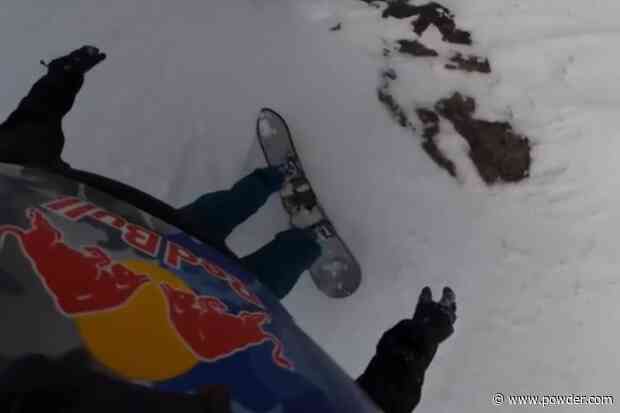 Professional Snowboarder Rides Fresh Argentinian Powder Ahead Of Huge South American Storm
