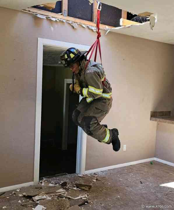 Española Fire Department gets unique training opportunity before home demolition
