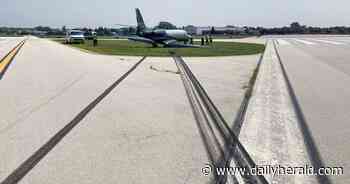 No one hurt when plane's brakes fail at Wheeling airport