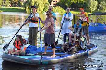 Im Rollstuhl über den Aasee gleiten