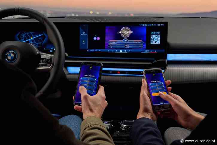 Je kunt nu een spelshow in je BMW spelen