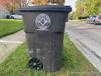 Get those trash bins out extra early because of extreme heat