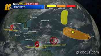 Tropical Storm Harold makes landfall in Texas, as 4 other systems spin in the Atlantic