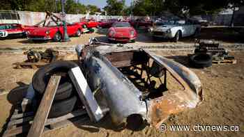 This twisted hunk of metal that used to be a Ferrari just sold for nearly US$2 million. Here's why