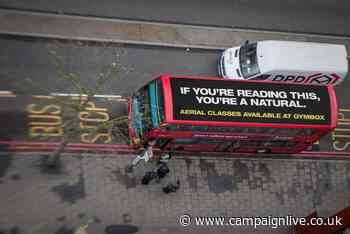 Gymbox flies in face of tradition with ad campaign on top of London buses