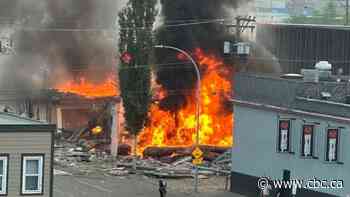 Police say 'many' taken to hospital after explosion, fire in downtown Prince George