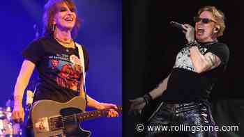 Watch Guns N’ Roses Play a Mean ‘Bad Obsession’ With Chrissie Hynde on Harmonica