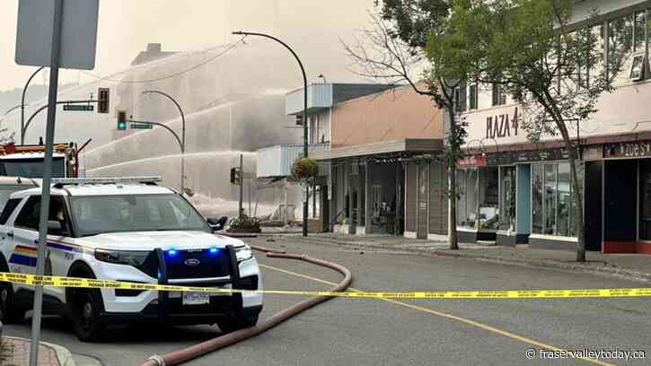 Former restaurant explodes in Prince George, injures 3 Tuesday morning