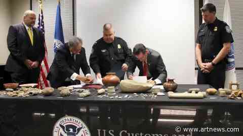 More Than 200 Artifacts, Some Dating to 900 BCE, Returned to Mexico by US