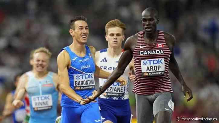 Canada’s Marco Arop advances to men’s 800m semifinal at World Athletics Championships