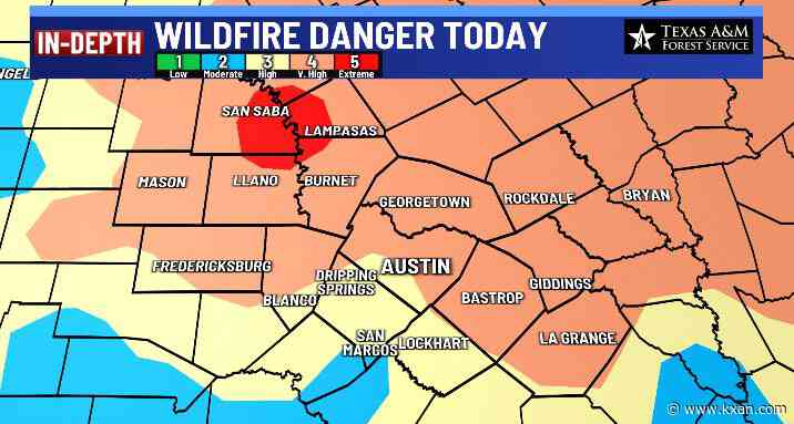 Tropical Storm Harold impacts on Central Texas