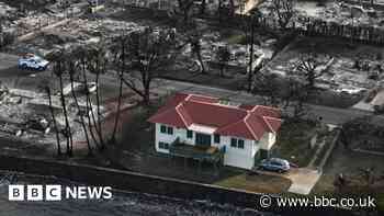 Hawaii wildfires: The red Lahaina house that survived Maui fires