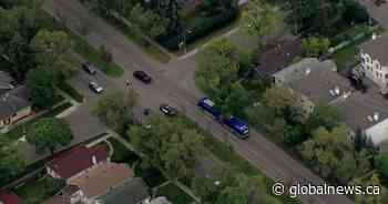 Teenage girl in life-threatening condition after being hit by truck in central Edmonton