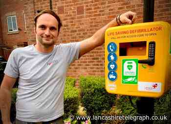 Defibrillator installed in Clitheroe thanks to businessman