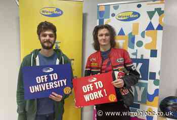 Wirral Met students celebrate Level 3 BTEC results