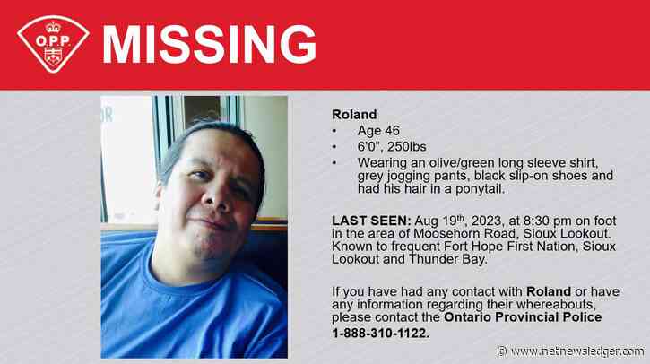 Sioux Lookout Authorities Seek Public’s Assistance in Locating Missing 46-Year-Old