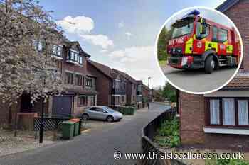Roof of Beckton house partially collapses after loft fire