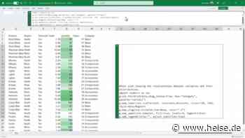 Microsoft integriert Python in Excel