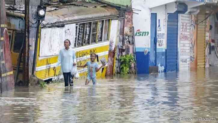 Tropical Storm Franklin makes landfall and dumps heavy rain on Haiti and Dominican Republic