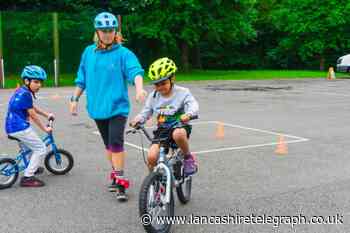 Let's Move Hyndburn rides into Accrington's Milnshaw Park