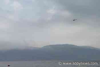 Clarke Creek wildfire remains the same in Lake Country depsite downpour