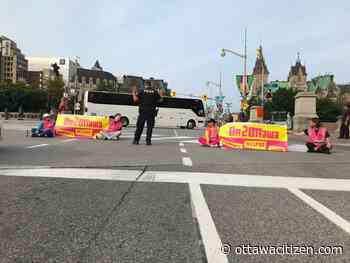 Six more protesters arrested at protest urging national wildfire policy