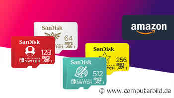 Amazon: SanDisk-microSDs für die Nintendo Switch schon ab 9 Euro!