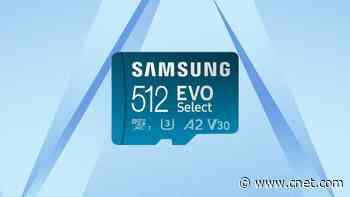 You Can Pick Up This Rugged 512GB Samsung MicroSD Card for Just $30     - CNET