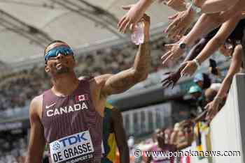 De Grasse, Brown, Rodney all qualify for 200m semis at worlds